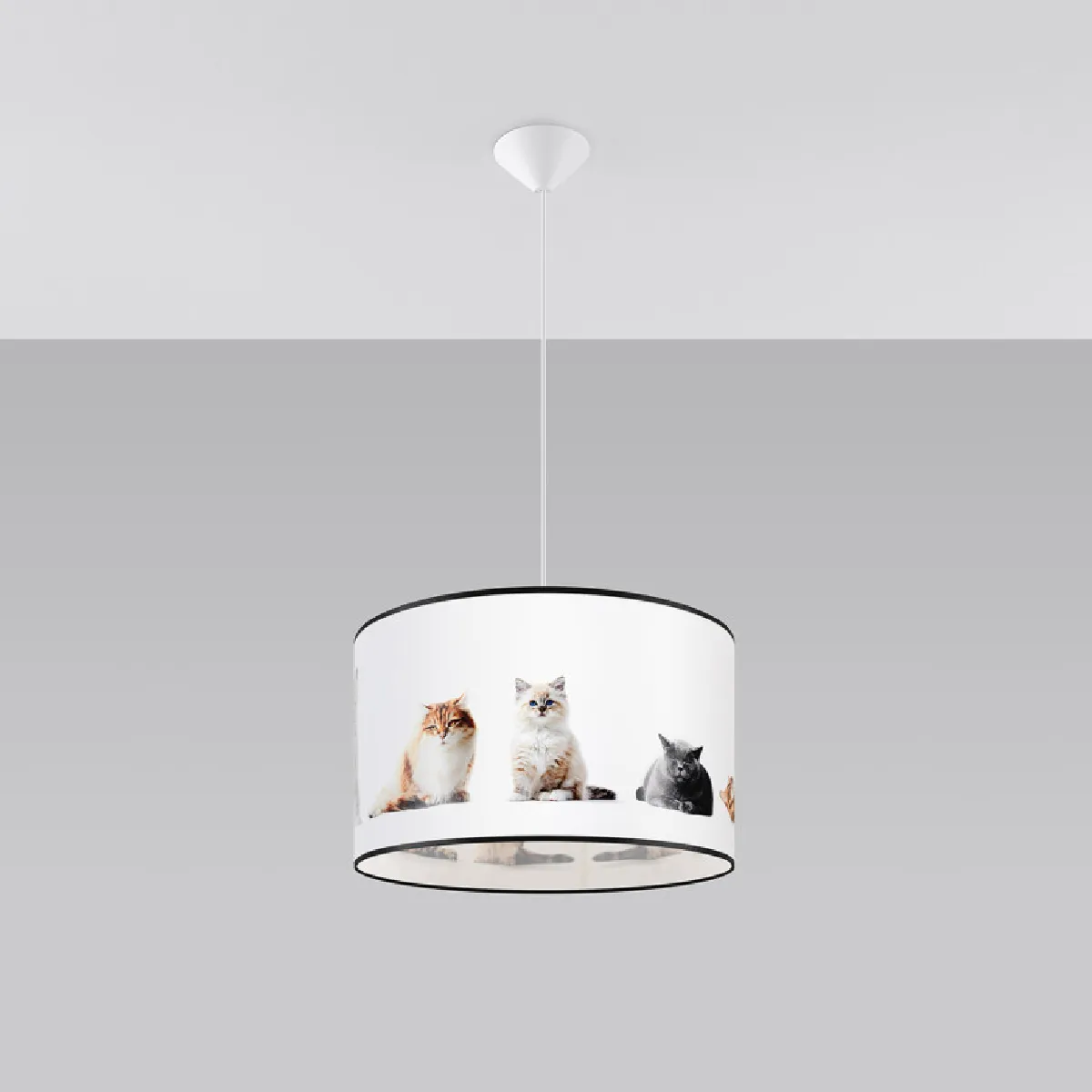 Lampe suspendue KITTY 40 95 x 40 x 40( h x l x P en cm )