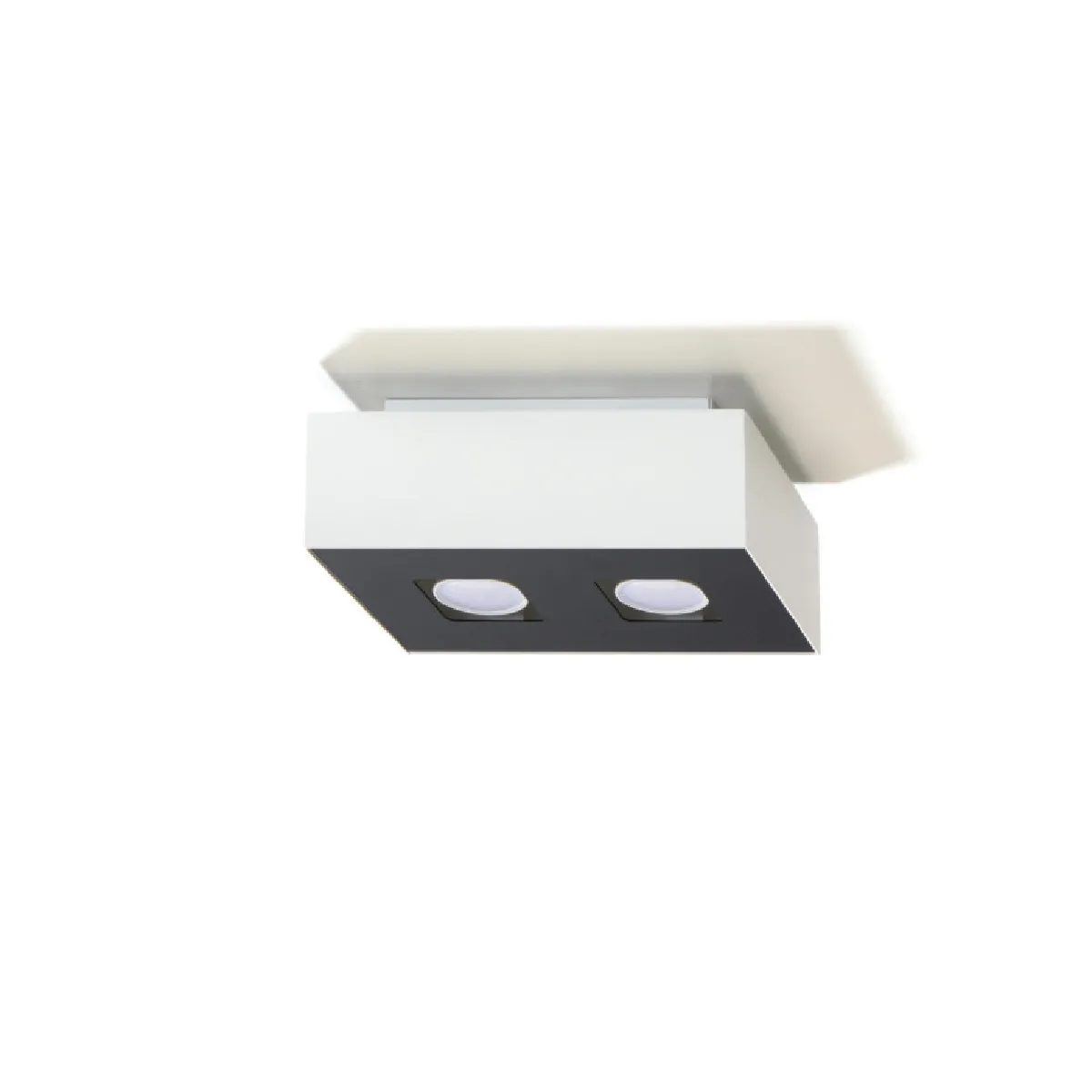 Plafonnier Veloys 2 blanc 11 x 24 x 14( h x l x P en cm )