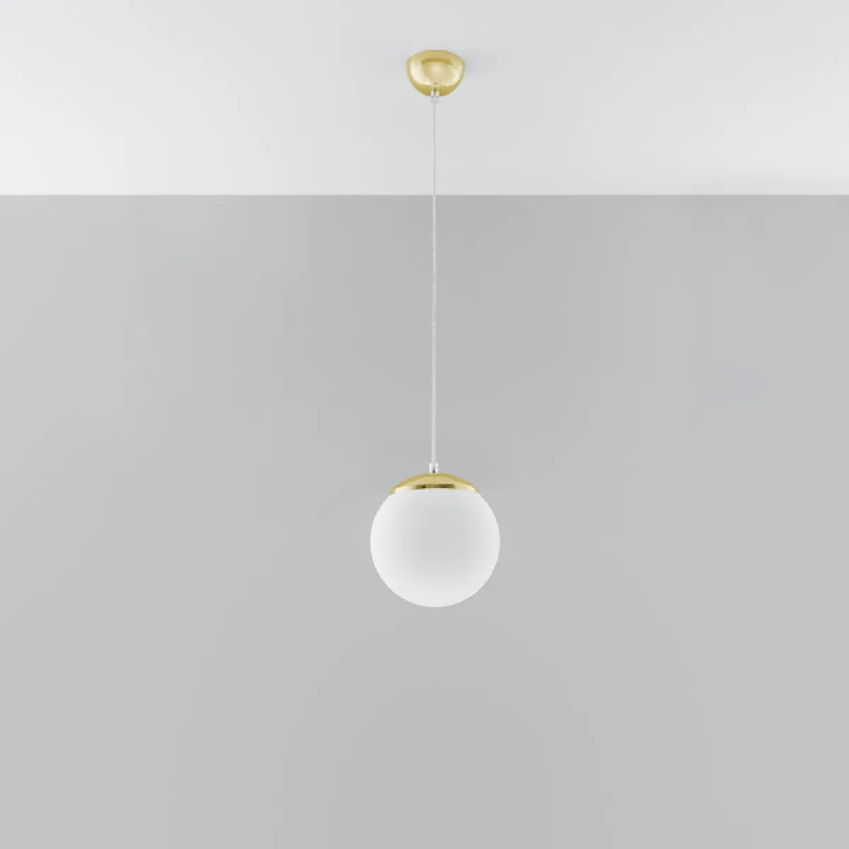 Lampe pendante Lumaena 20 doré 110 x 20 x 20( h x l x P en cm )