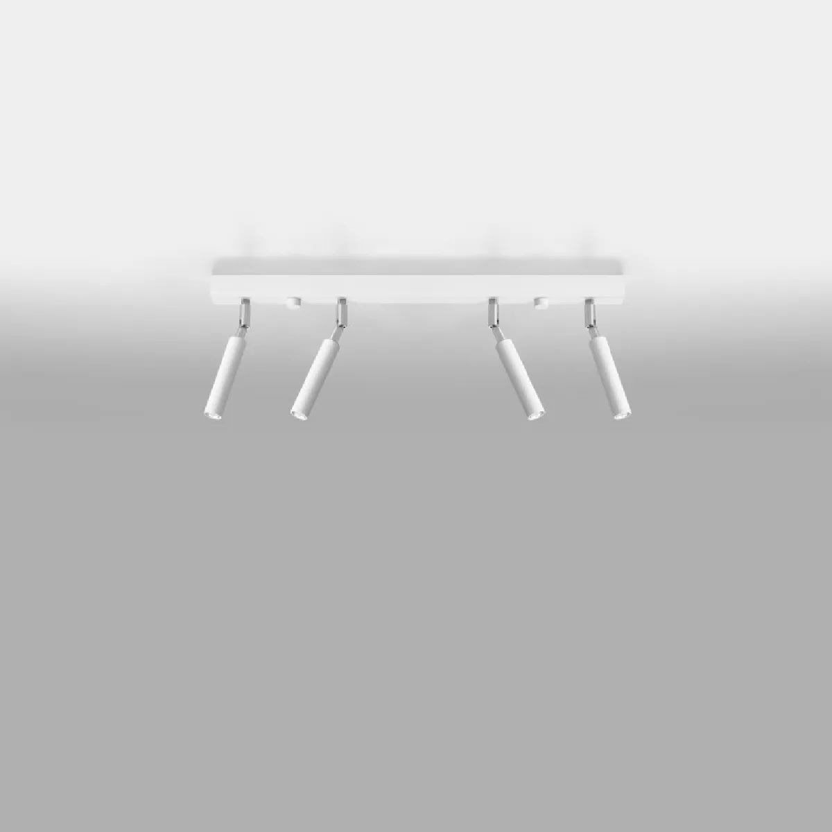 Plafonnier Zenaion 4 blanc 20 x 60 x 3( h x l x P en cm )