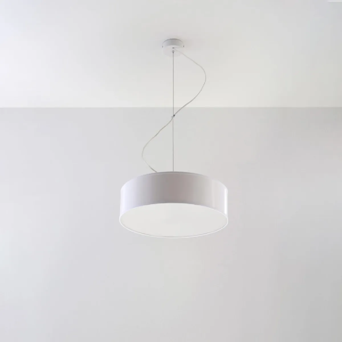 Lampe suspendue Lumiala 35 blanc 111 x 35 x 35( h x l x P en cm )