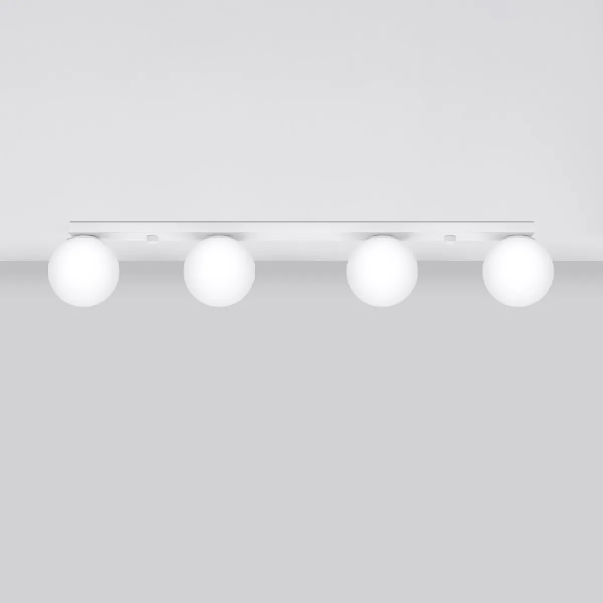 Plafonnier Velaeon 4 blanc 14.5 x 88 x 12( h x l x P en cm )