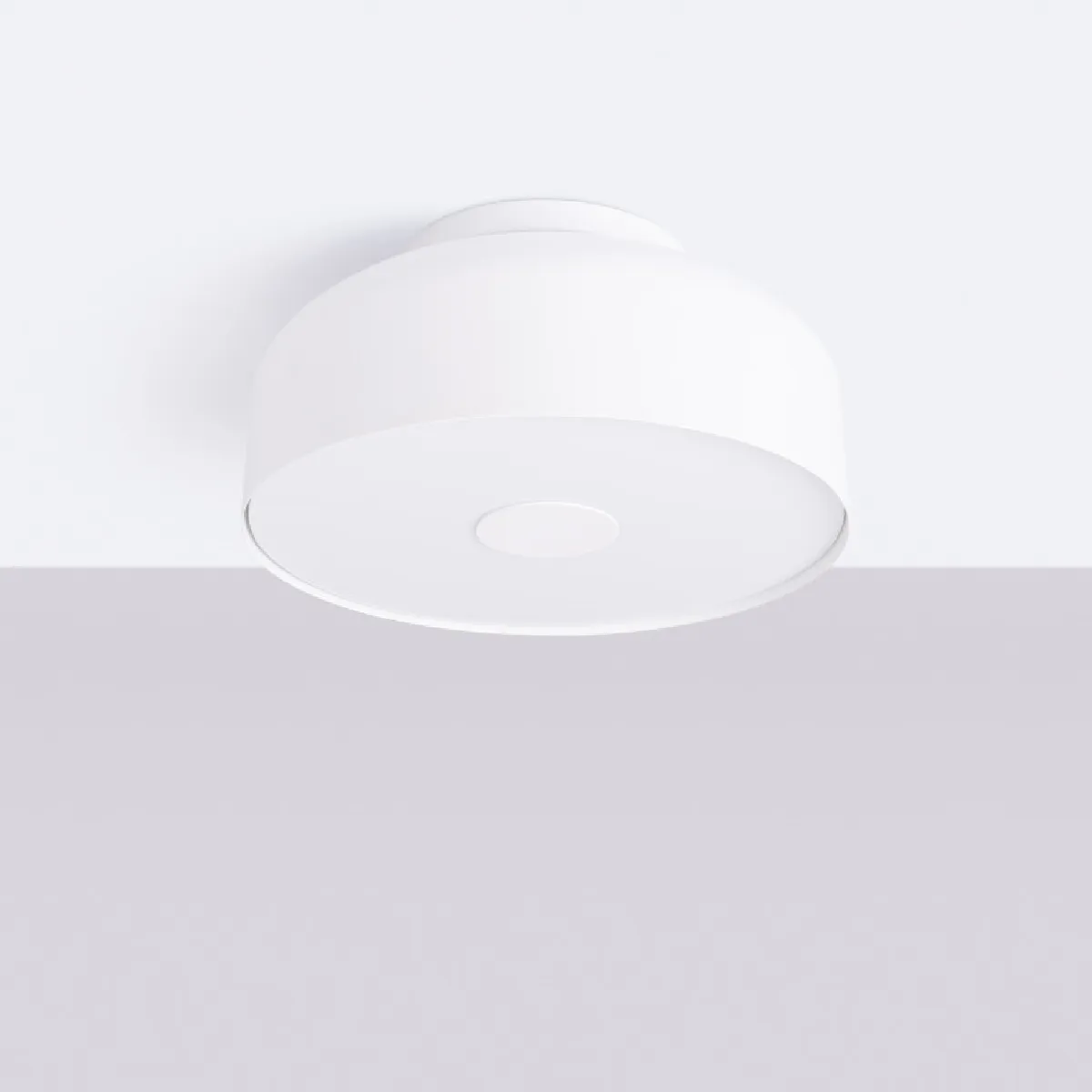 Plafonnier OMIQ blanc 15 x 30 x 30( h x l x P en cm )