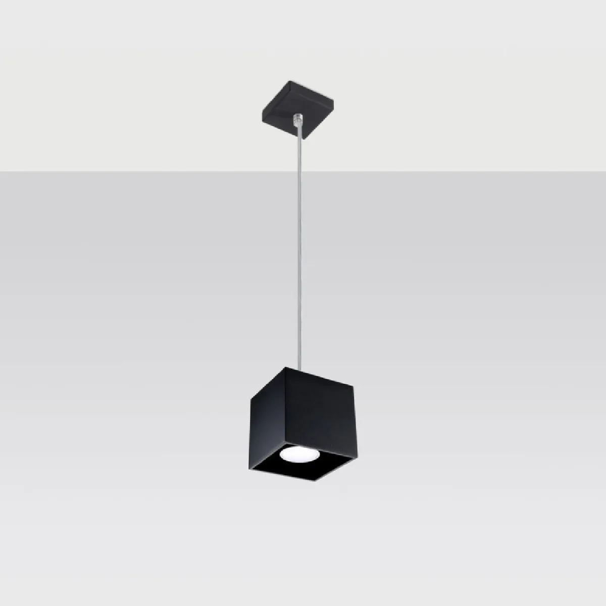 Lampe suspendue Elyaaeys 1 noir 110 x 10 x 10( h x l x P en cm )