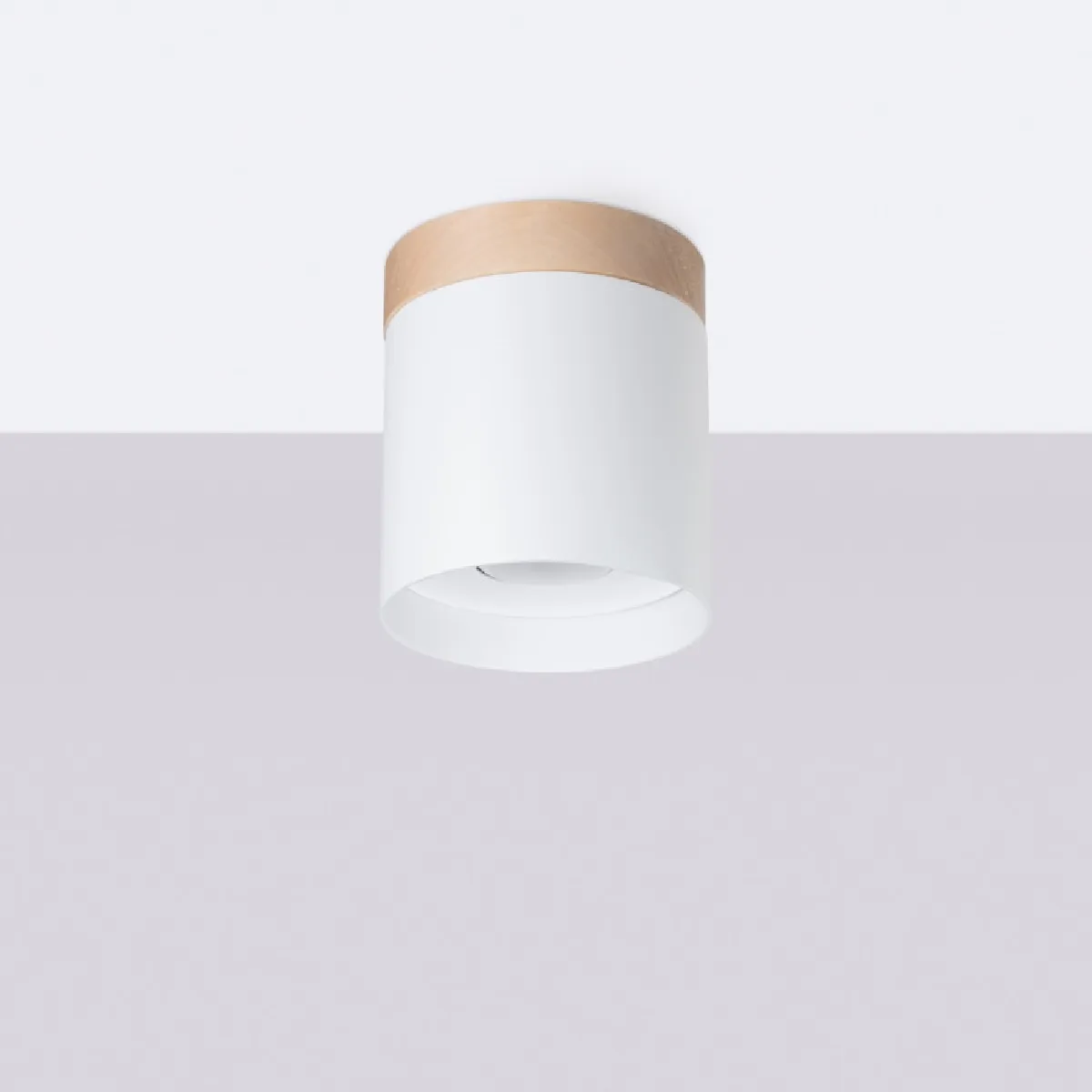 Plafonnier Corayon blanc 14 x 12 x 12( h x l x P en cm )