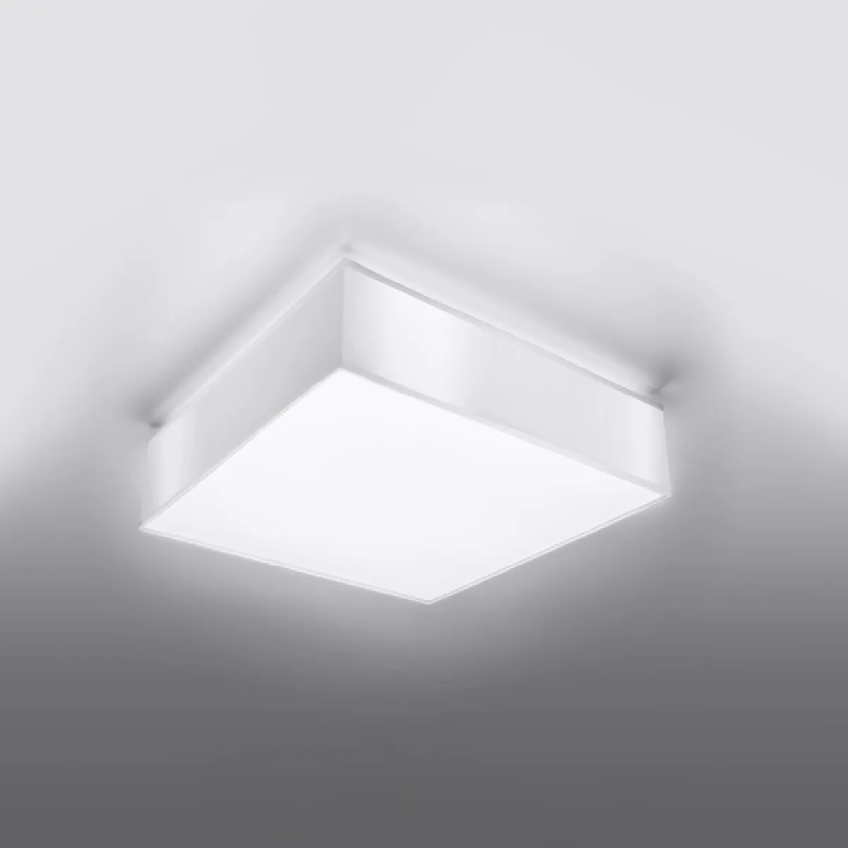 Plafonnier Oriys 35 blanc 11 x 35 x 35( h x l x P en cm )