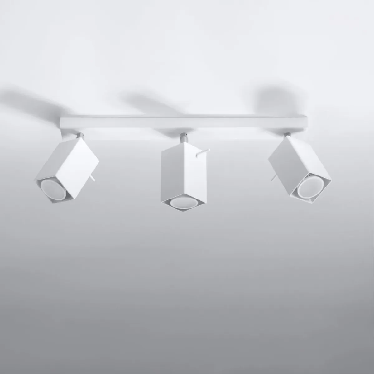 Plafonnier Norayra 3 blanc 16 x 45 x 6( h x l x P en cm )
