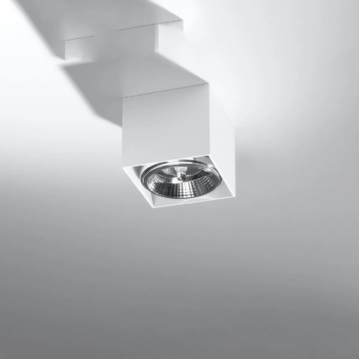 Plafonnier Lumoor blanc 11 x 12 x 12( h x l x P en cm )