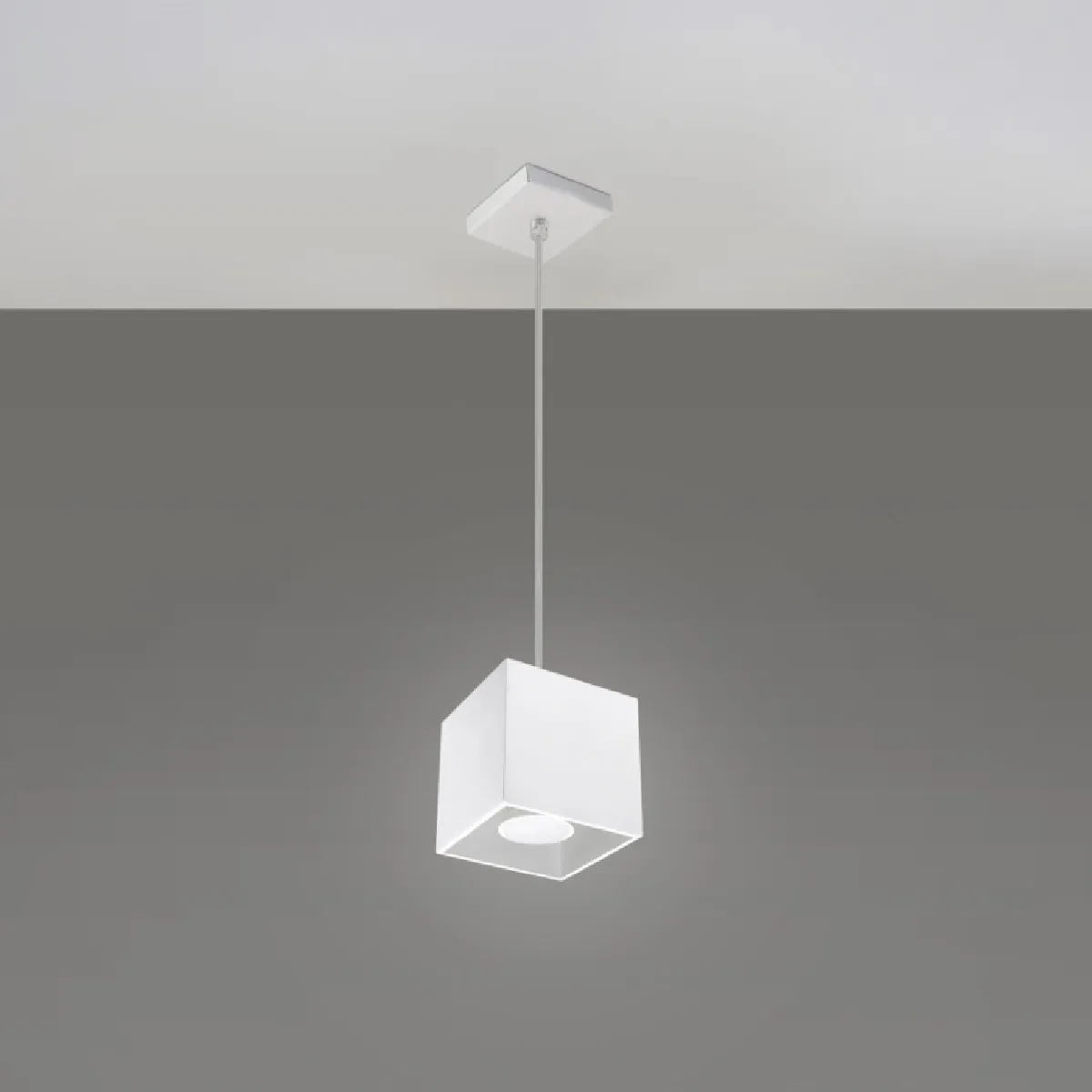 Lampe suspendue Elyaaeys 1 blanc 110 x 10 x 10( h x l x P en cm )