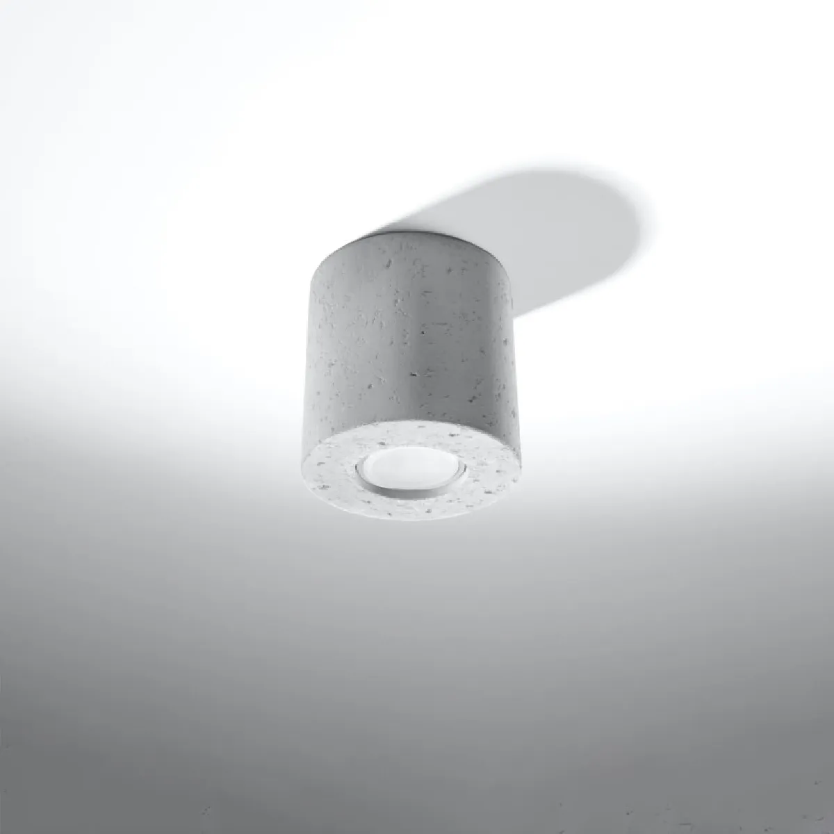Plafonnier Lineaoon béton 10 x 10 x 10( h x l x P en cm )