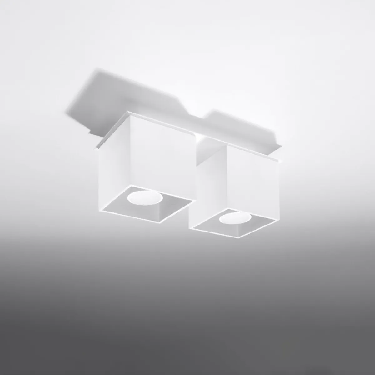 Plafonnier Elyaaeys 2 blanc 12 x 26 x 11( h x l x P en cm )