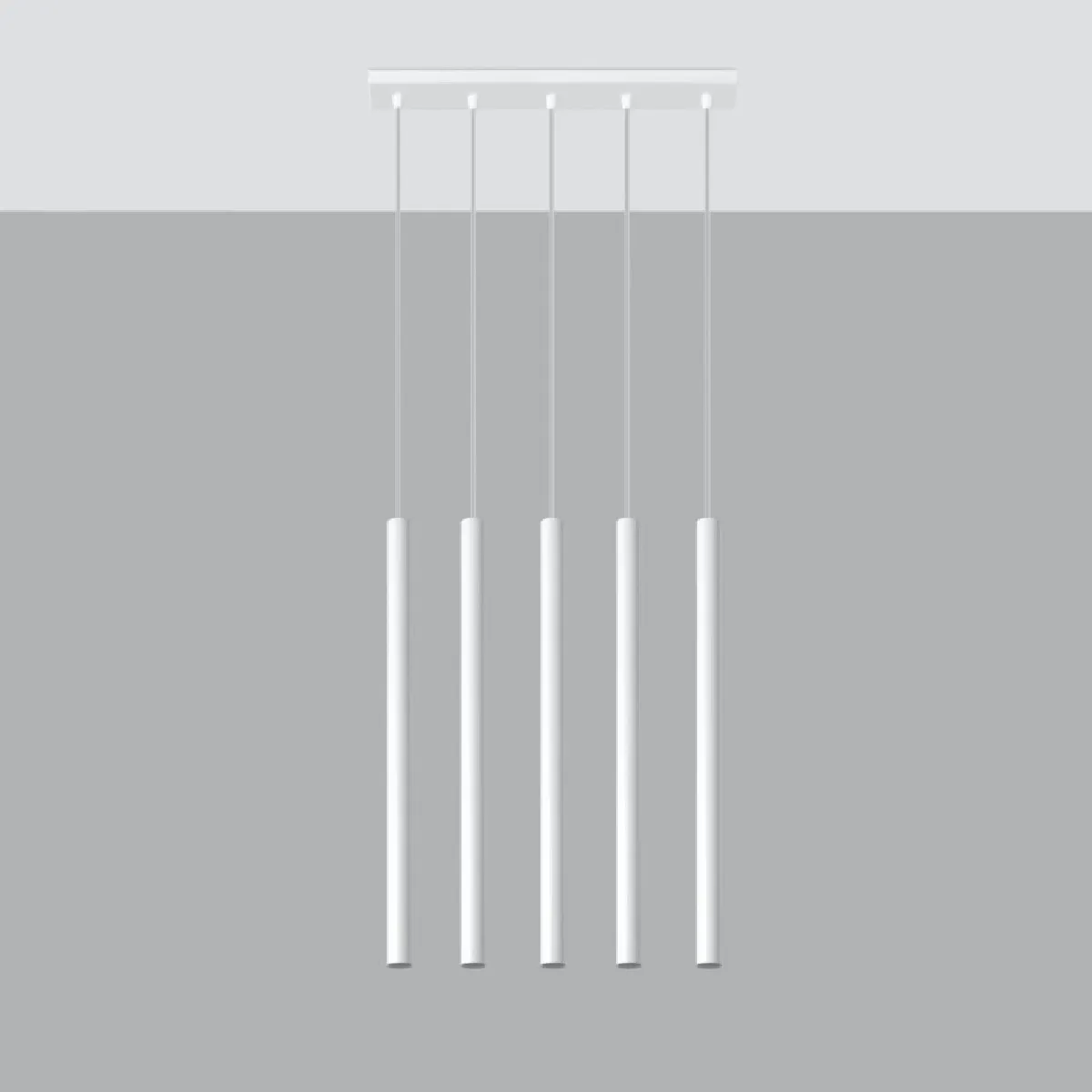 Lampe pendante Noraaeen 5 blanc 90 x 45 x 5( h x l x P en cm )