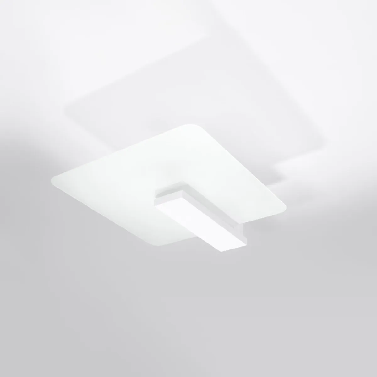Plafonnier Luxeior blanc 47.5 x 40 x 14( h x l x P en cm )