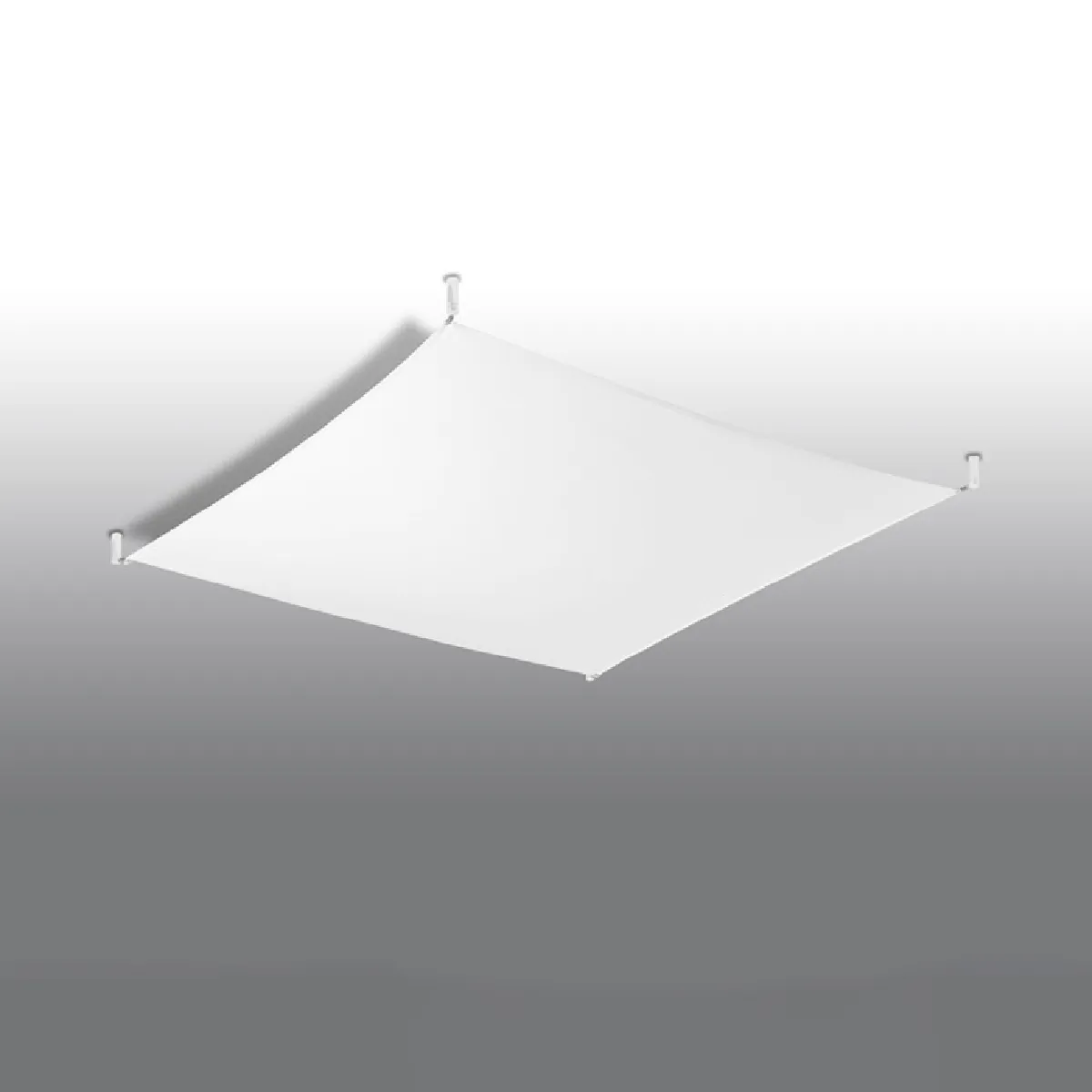 Plafonnier Solyna 4 blanc 15 x 140 x 140( h x l x P en cm )