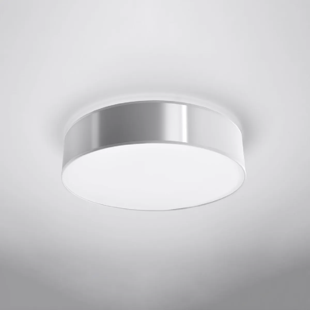 Plafonnier Lumiala 45 gris 11 x 45 x 45( h x l x P en cm )