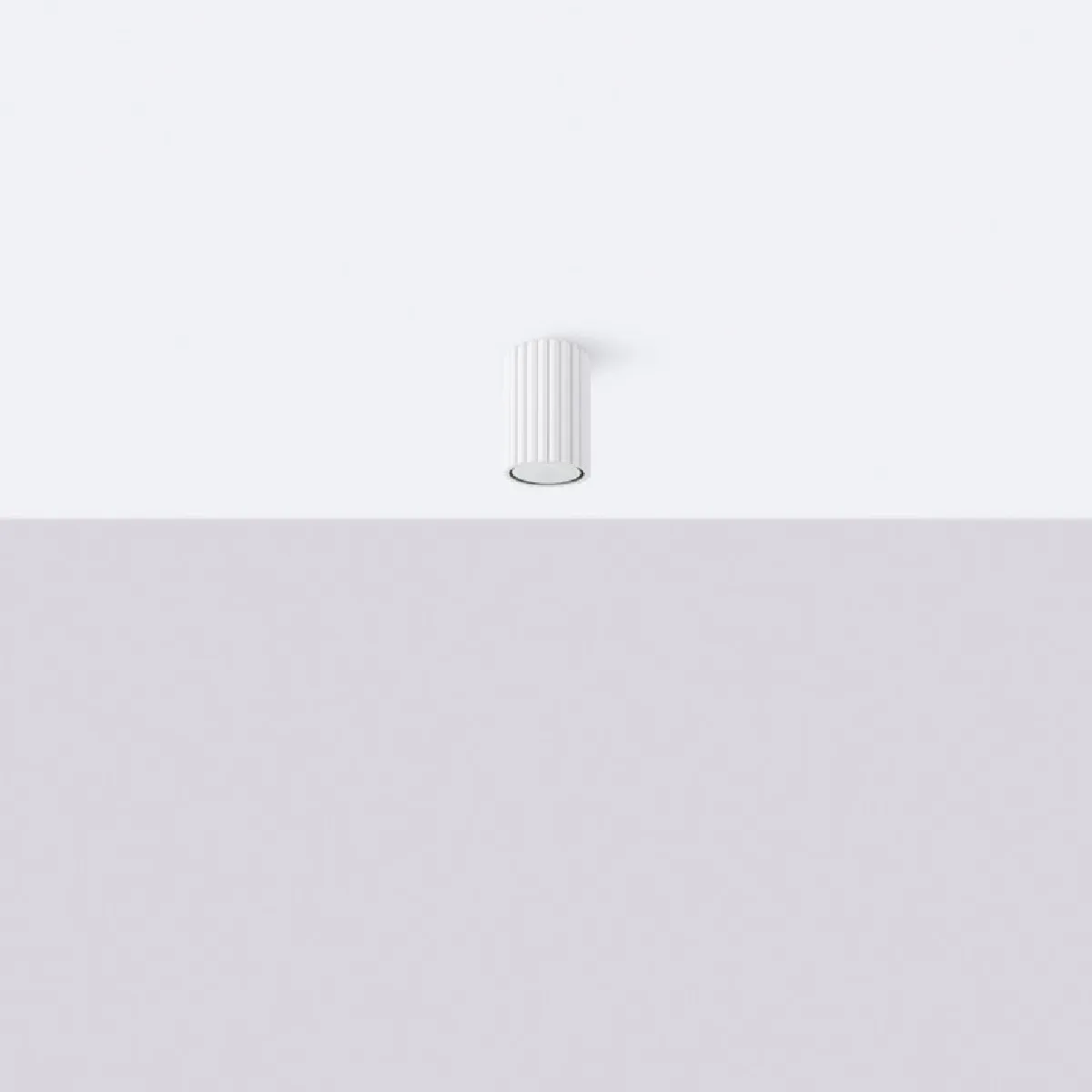 Plafonnier Elaen 10 blanc 10 x 6.5 x 6.5( h x l x P en cm )