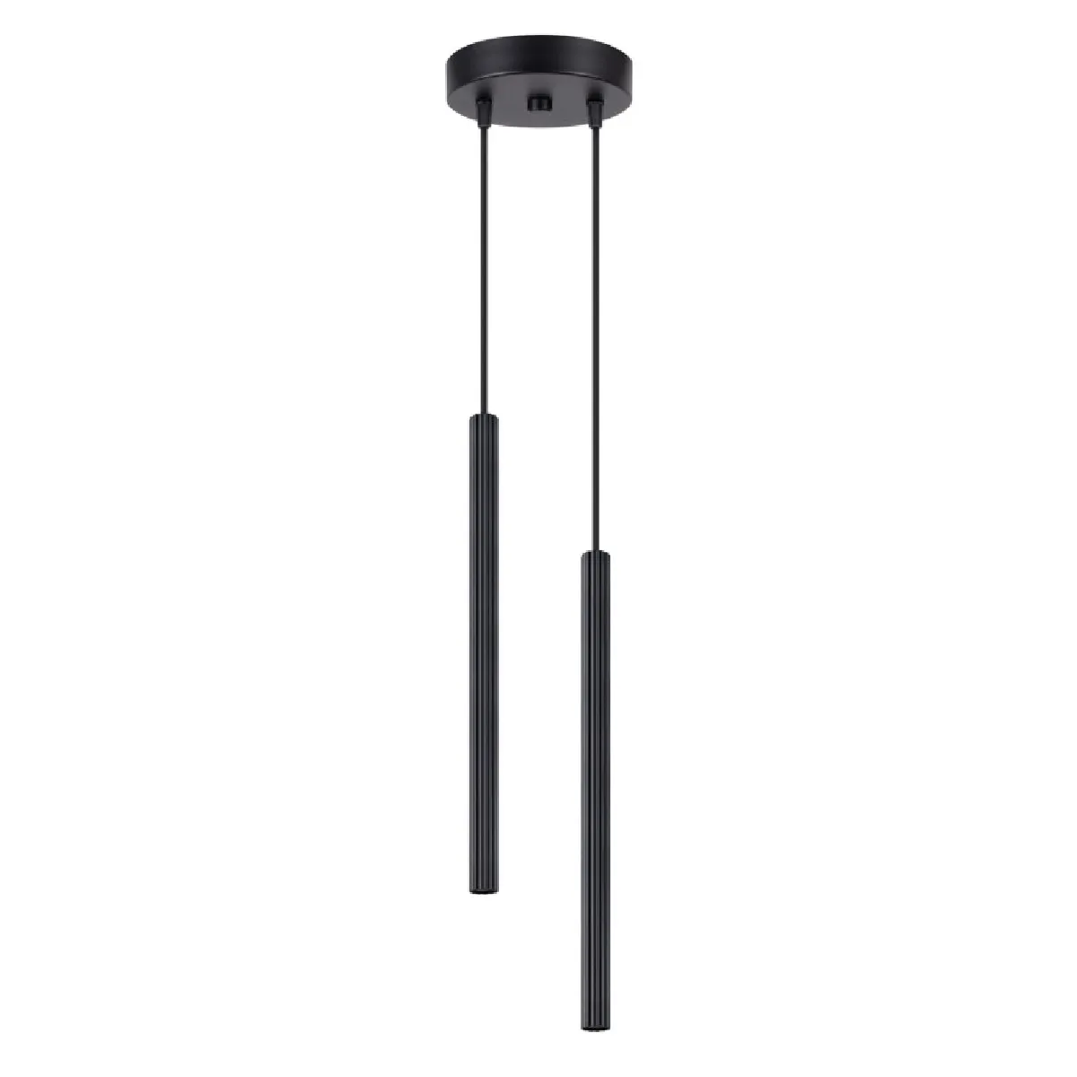 Lampe suspendue Aureyra 2P noir 118 x 15 x 15( h x l x P en cm )