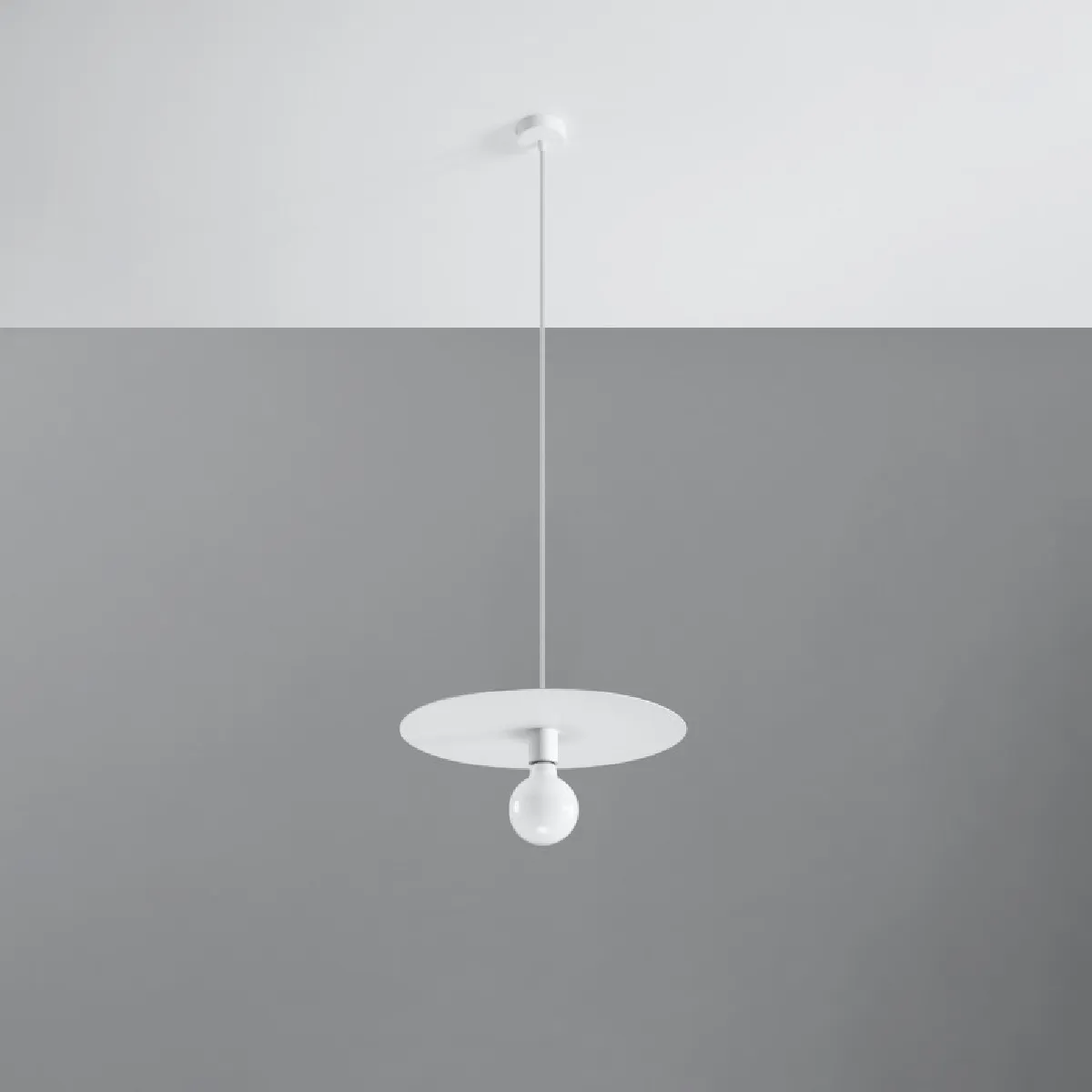 Lampe suspendue Veraiara blanc 105 x 40 x 40( h x l x P en cm )