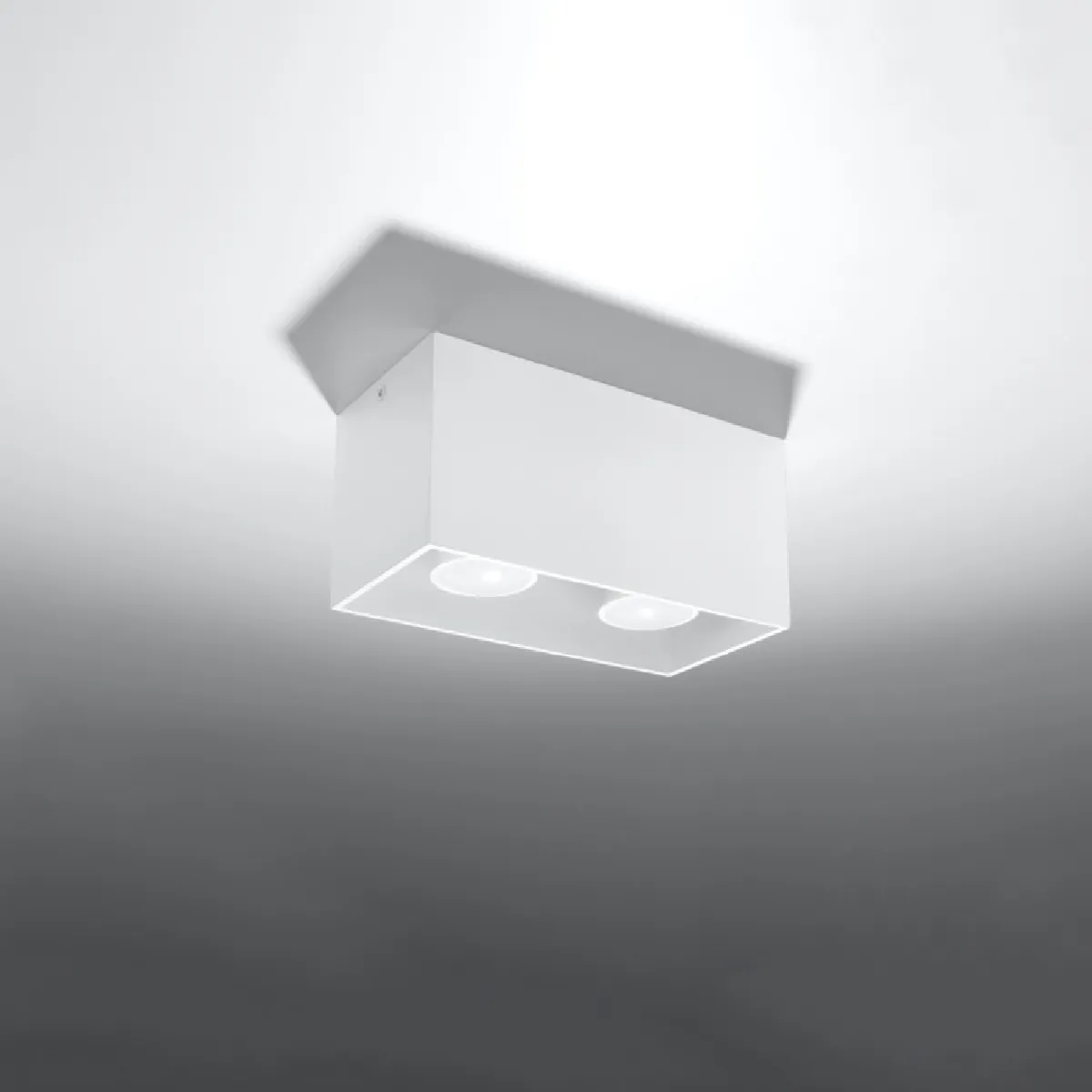 Plafonnier Elyaaeys blanc 10 x 20 x 10( h x l x P en cm )