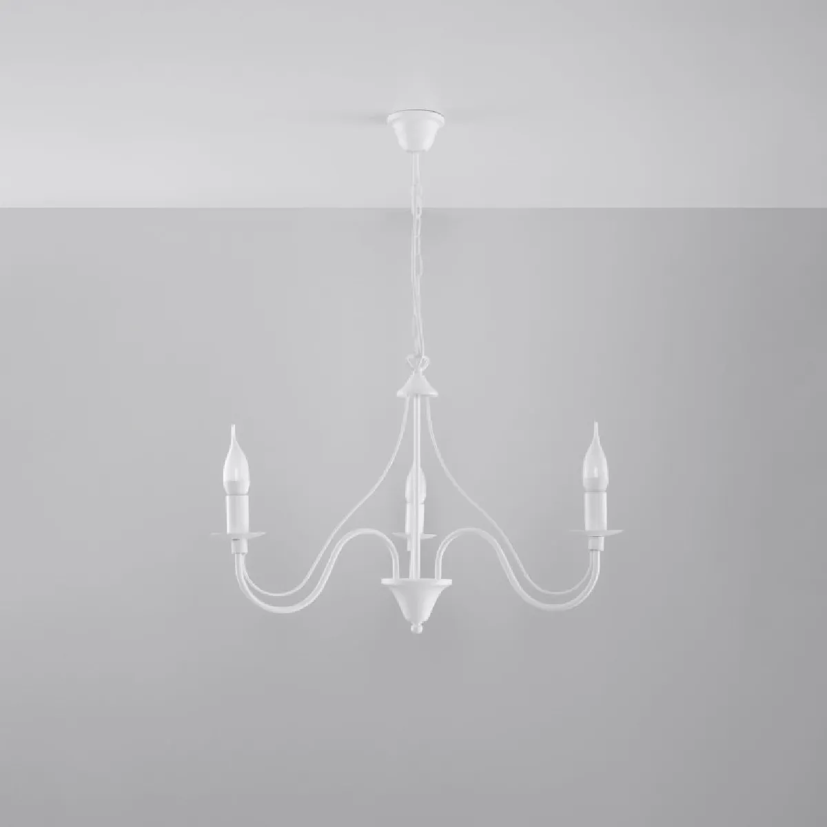Lustre Oraera 3 blanc 80 x 60 x 60( h x l x P en cm )