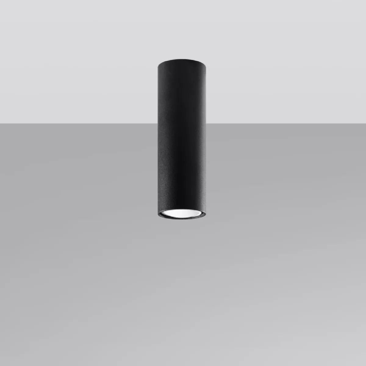Plafonnier Noraaena 20 noir 20 x 6 x 6( h x l x P en cm )