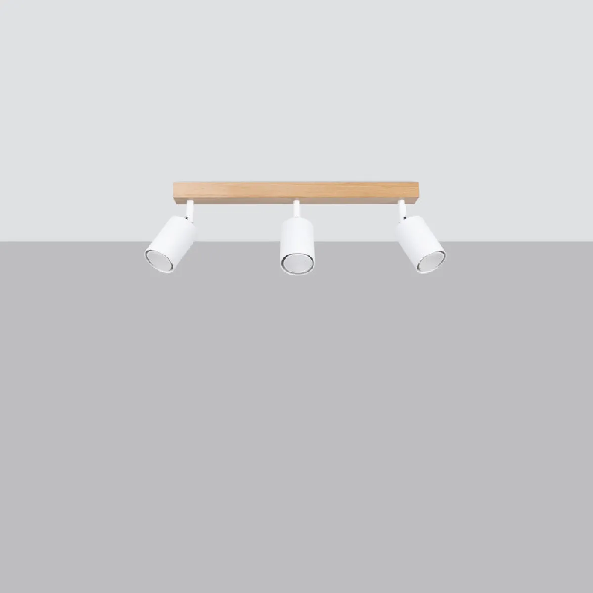 Plafonnier Aureola 3L blanc 17.5 x 61 x 45( h x l x P en cm )