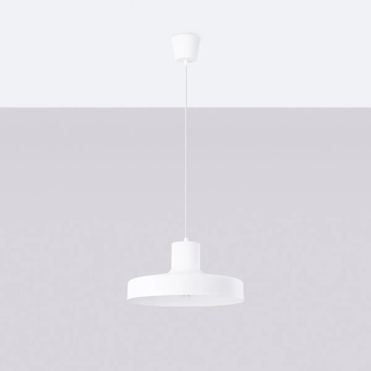 Lampe suspendue BILO biała 120 x 35 x 35( h x l x P en cm )