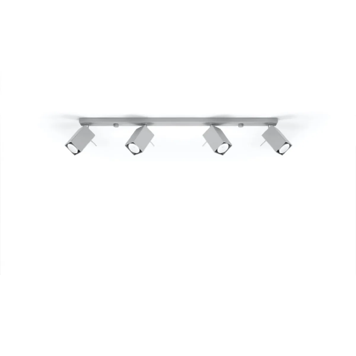 Plafonnier Norayra 4L gris 16 x 80 x 6( h x l x P en cm )