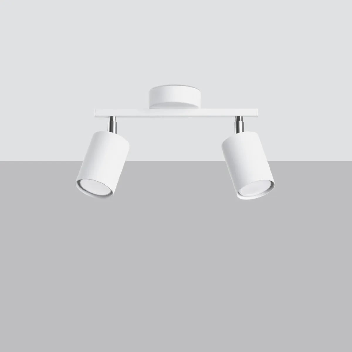 Plafonnier Noraera 2 blanc 20 x 26 x 8( h x l x P en cm )