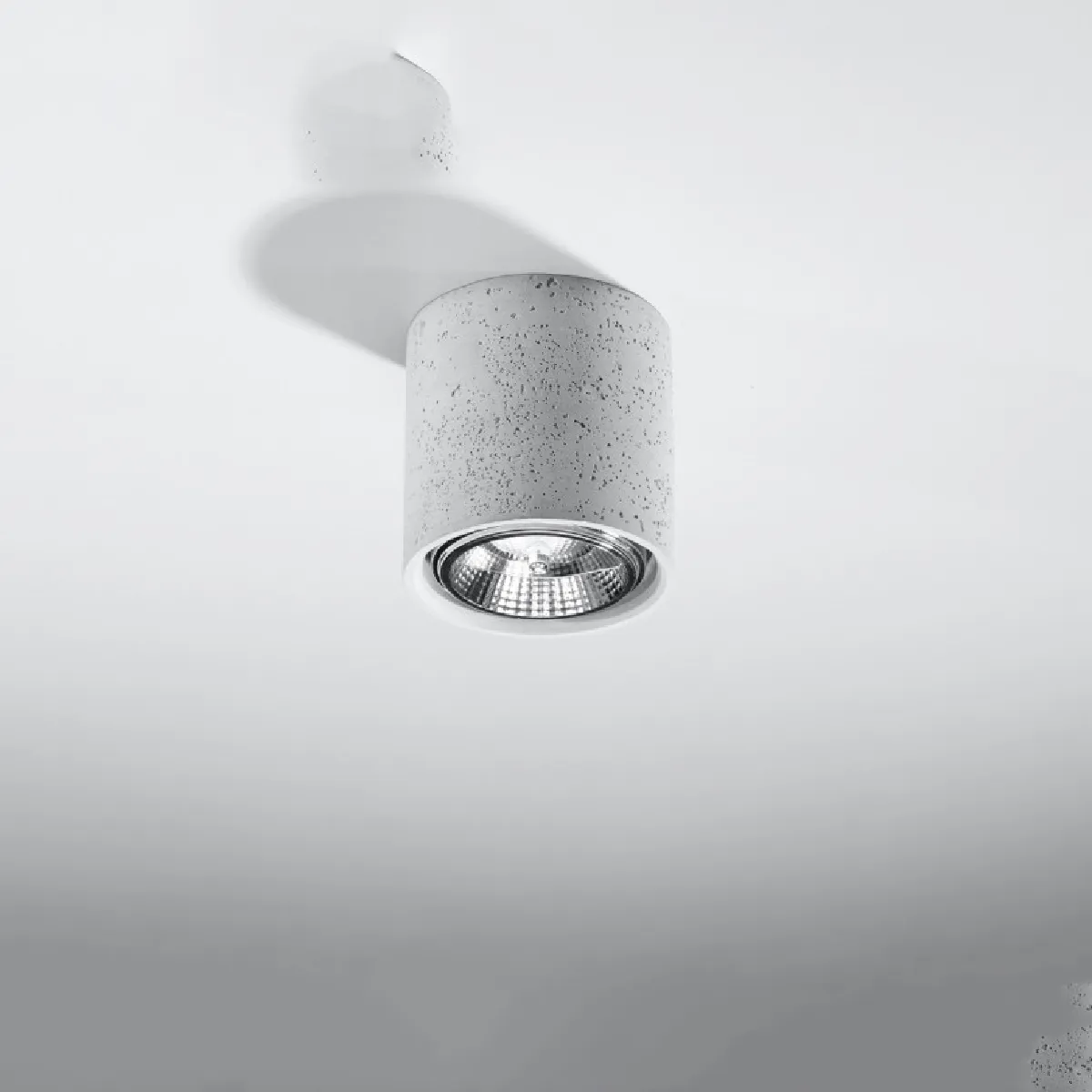 Plafonnier Lumaar béton 14 x 14 x 14( h x l x P en cm )