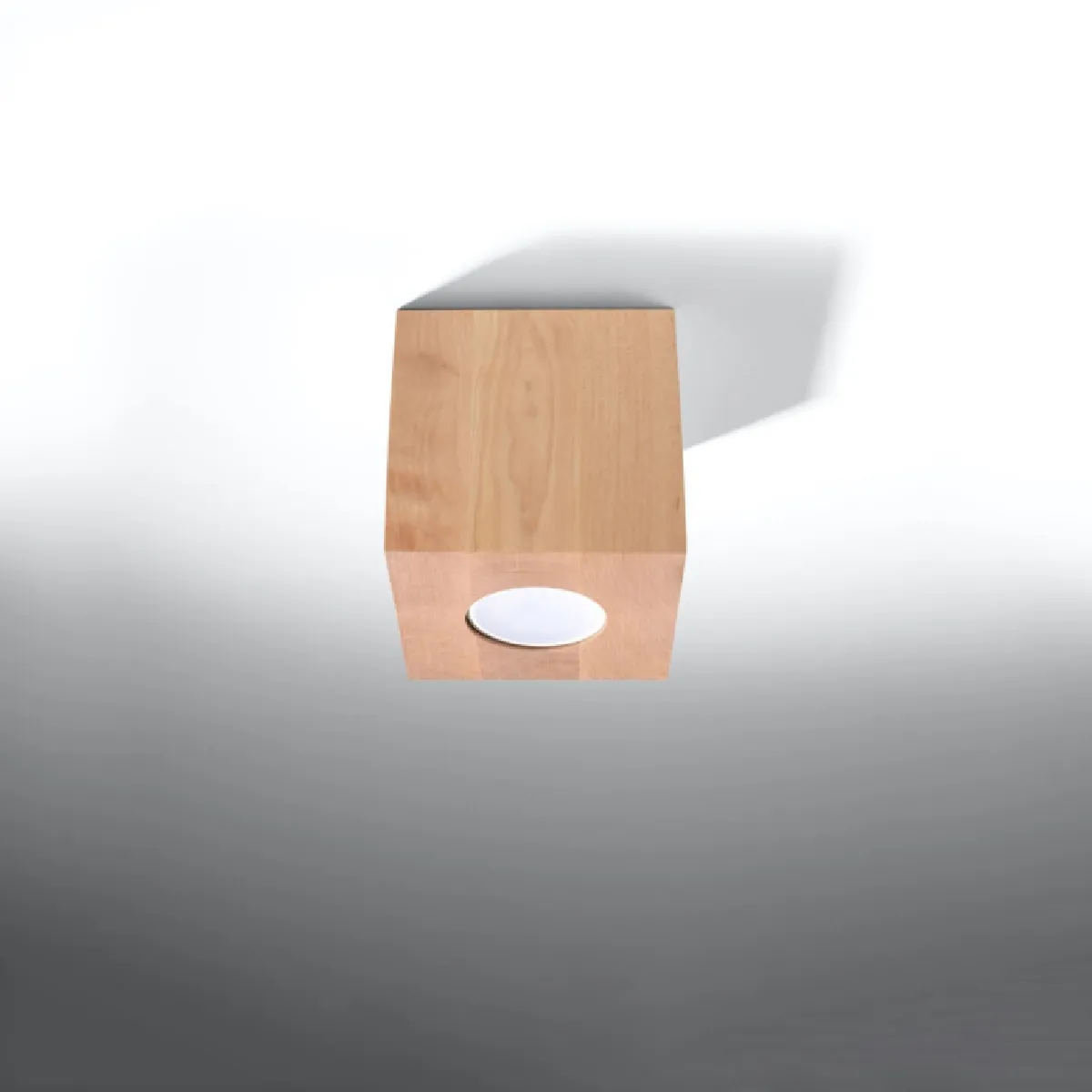Plafonnier Elyaaeys en bois naturel 10 x 10 x 10( h x l x P en cm )