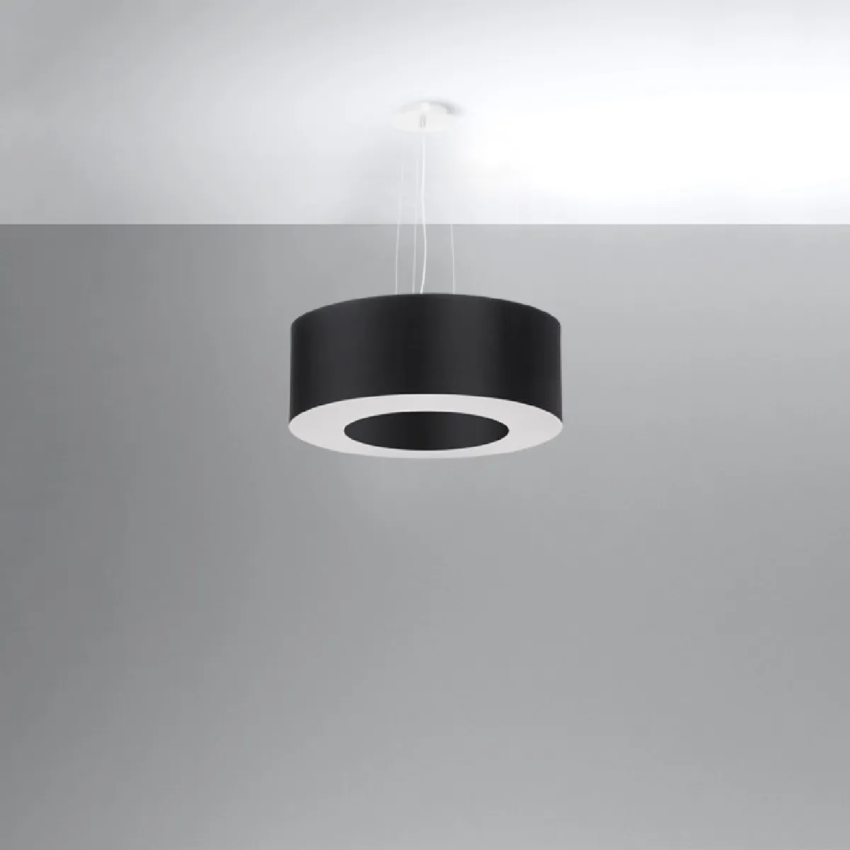 Lustre Novena 50 noir 112 x 50 x 50( h x l x P en cm )