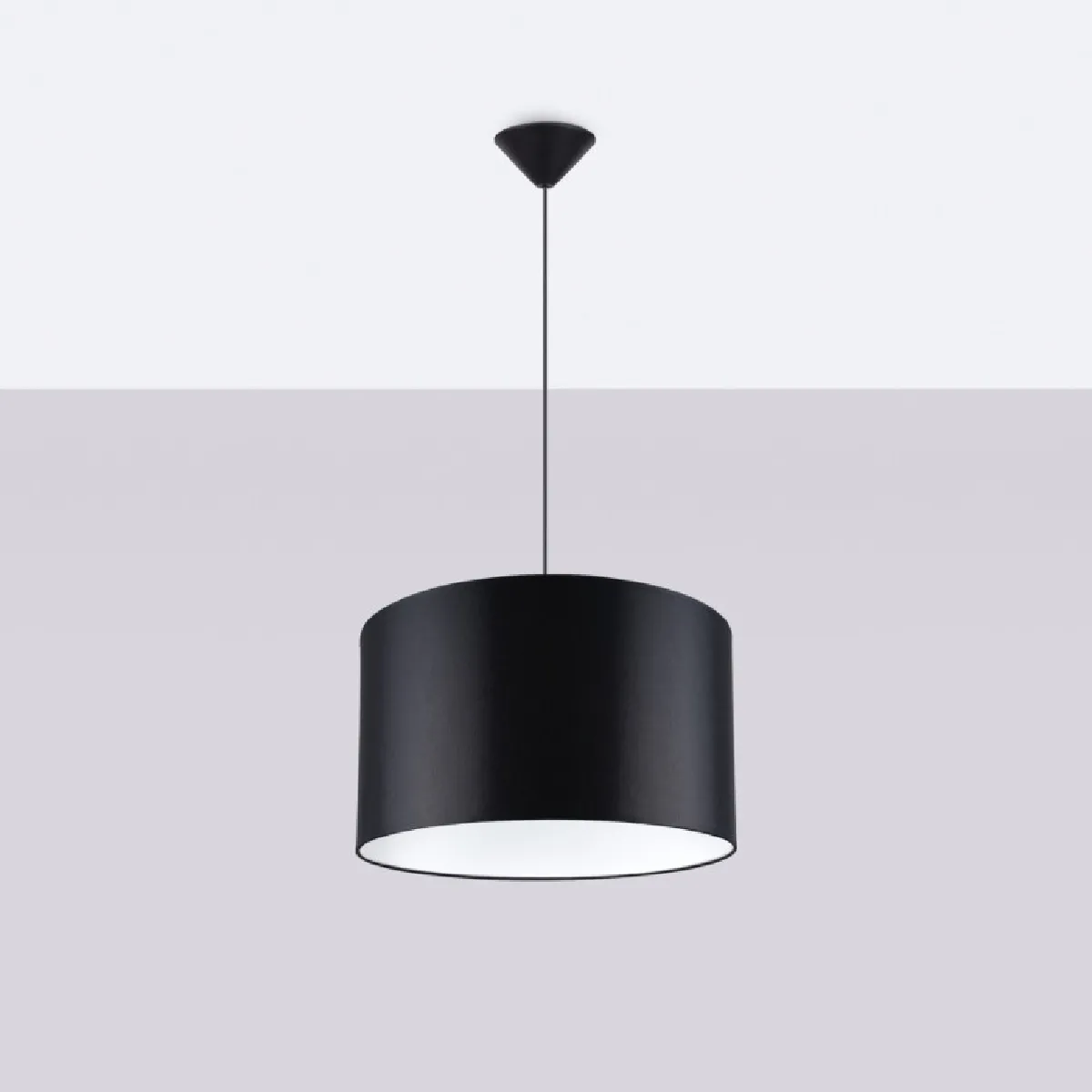 Lampe suspendue Lumyna 40 noir 88 x 40 x 40( h x l x P en cm )