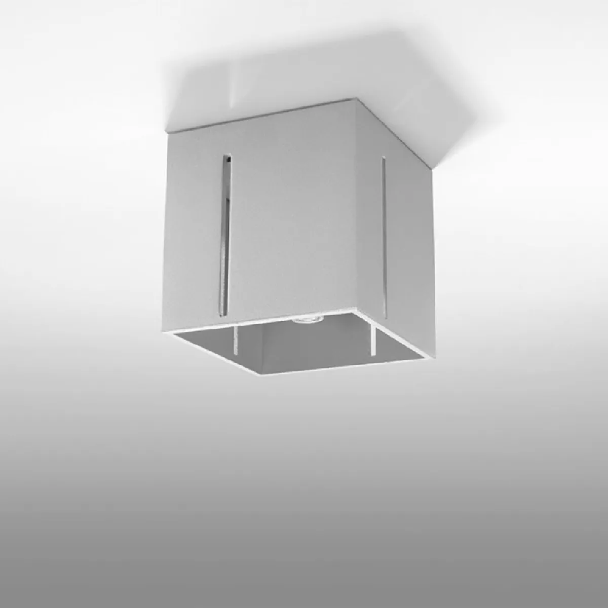 Plafonnier Coraoys gris 10 x 10 x 10( h x l x P en cm )