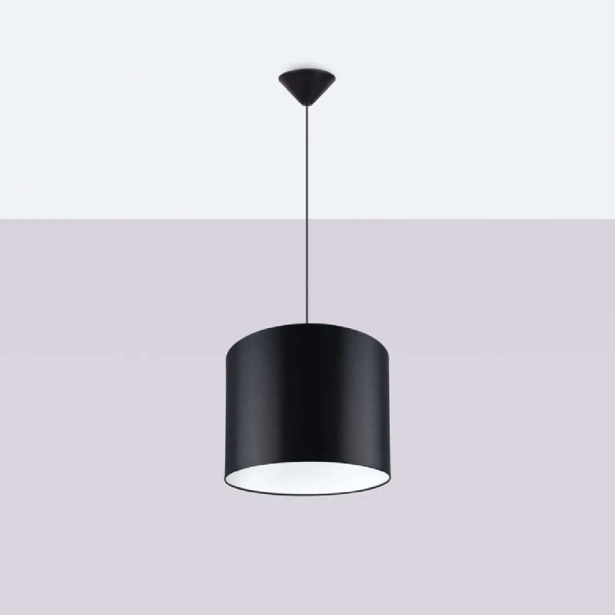Lampe suspendue Lumyna 30 noir 88 x 30 x 30( h x l x P en cm )