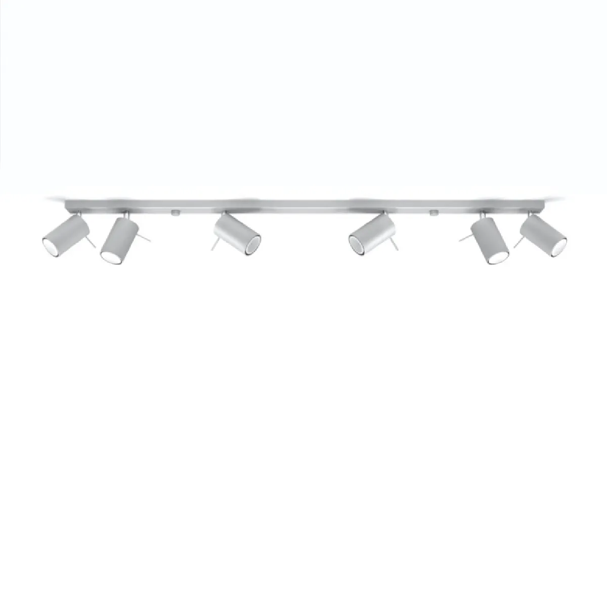 Plafonnier Veraaeen 6L gris 16 x 118 x 6( h x l x P en cm )