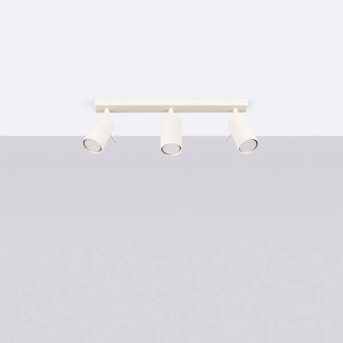 Plafonnier Veraaeen 3L beige 17 x 45 x 6( h x l x P en cm )