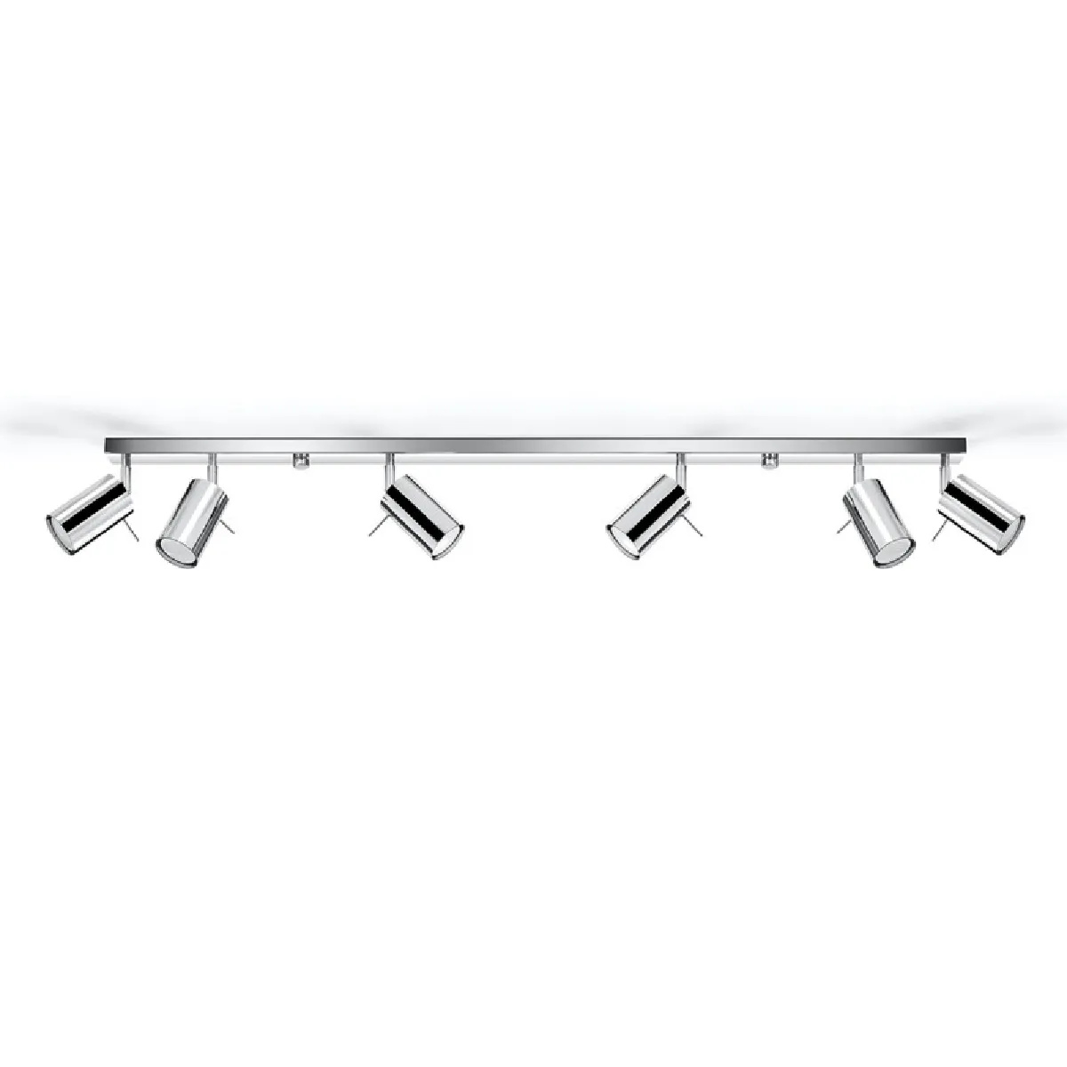 Plafonnier Veraaeen 6L chrome 16 x 118 x 6( h x l x P en cm )
