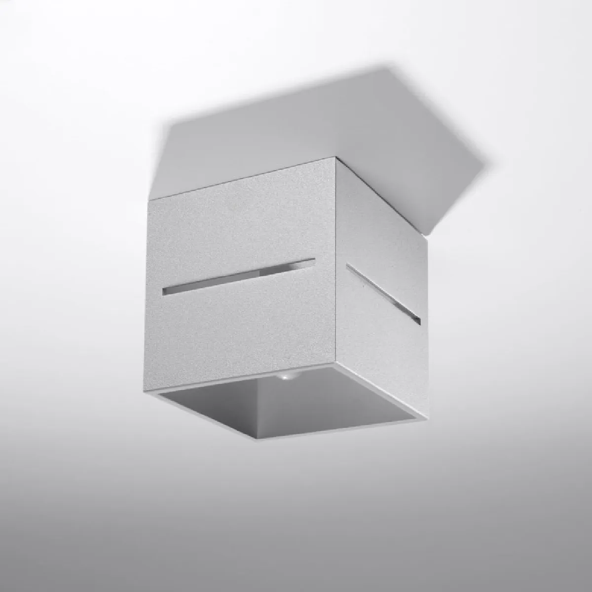 Plafonnier Zenaala gris 10 x 10 x 10( h x l x P en cm )