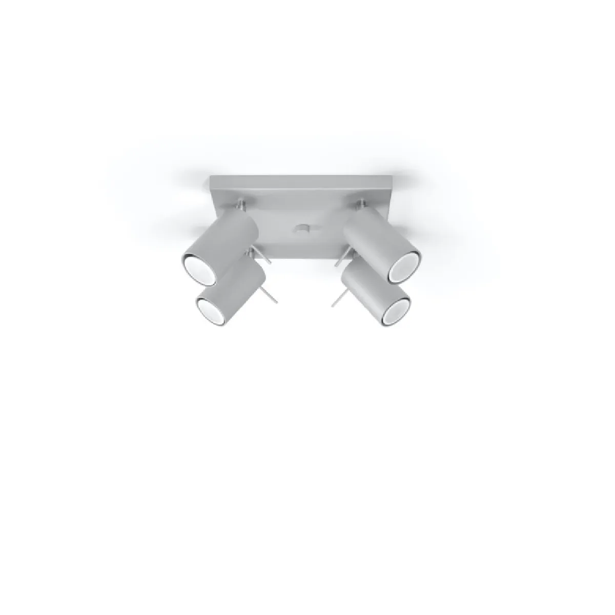 Plafonnier Veraaeen 4 gris 16 x 25 x 25( h x l x P en cm )