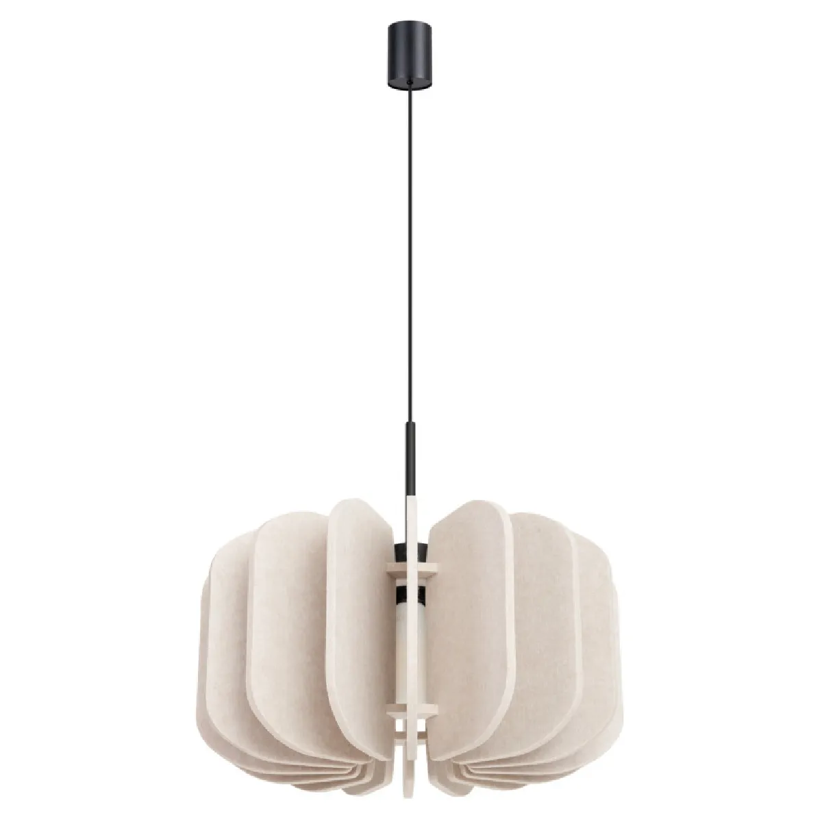 Lampe suspendue MULA 45 beige 146 x 45 x 45( h x l x P en cm )