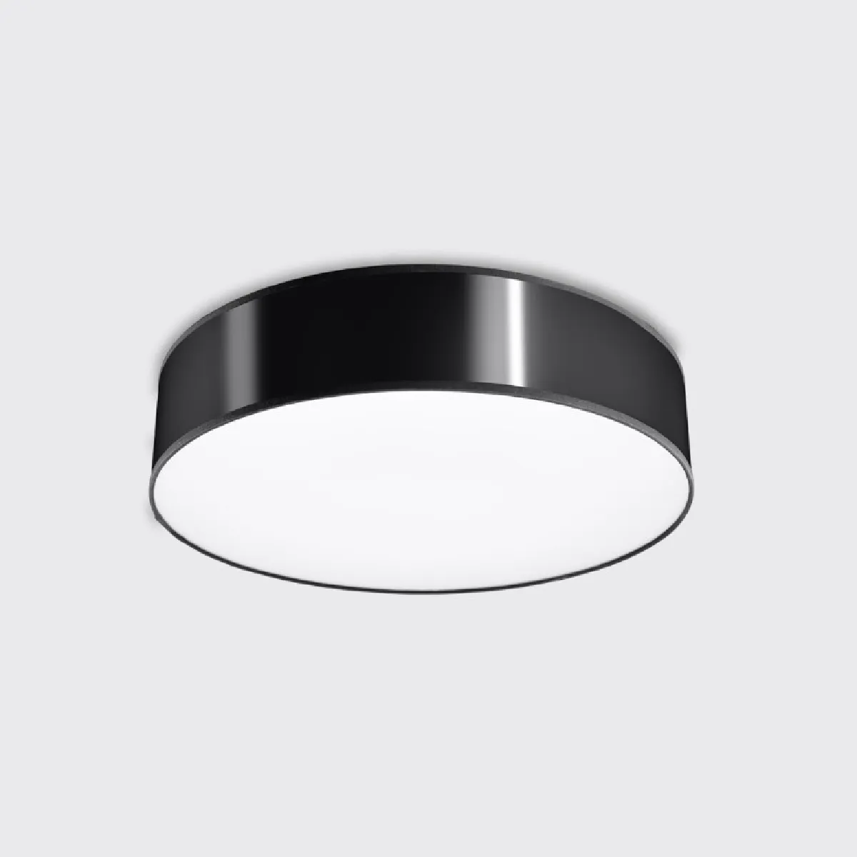 Plafonnier Lumiala 55 noir 11 x 55 x 55( h x l x P en cm )