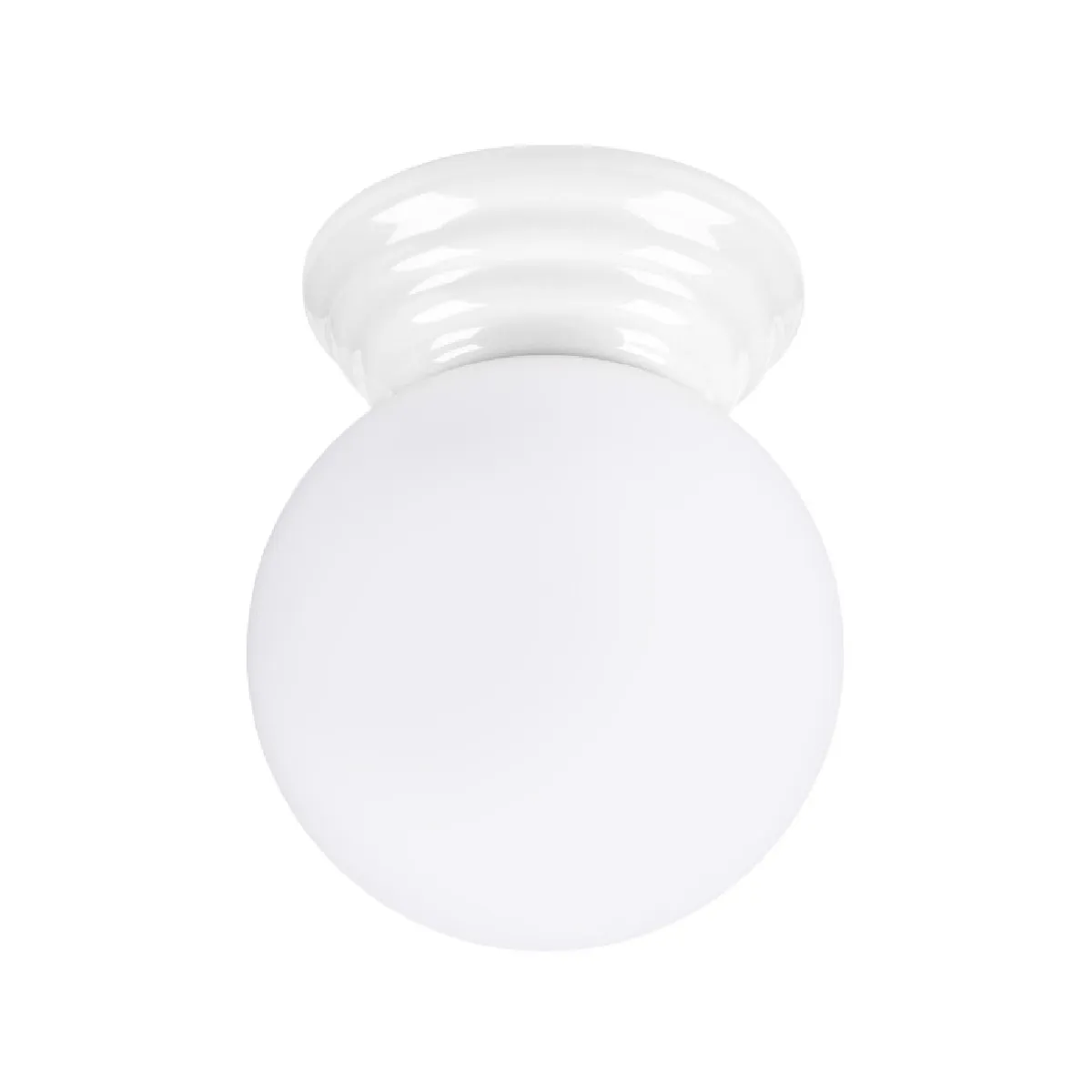 Plafonnier ZORI blanc IP44 12 x 12 x 16( h x l x P en cm )