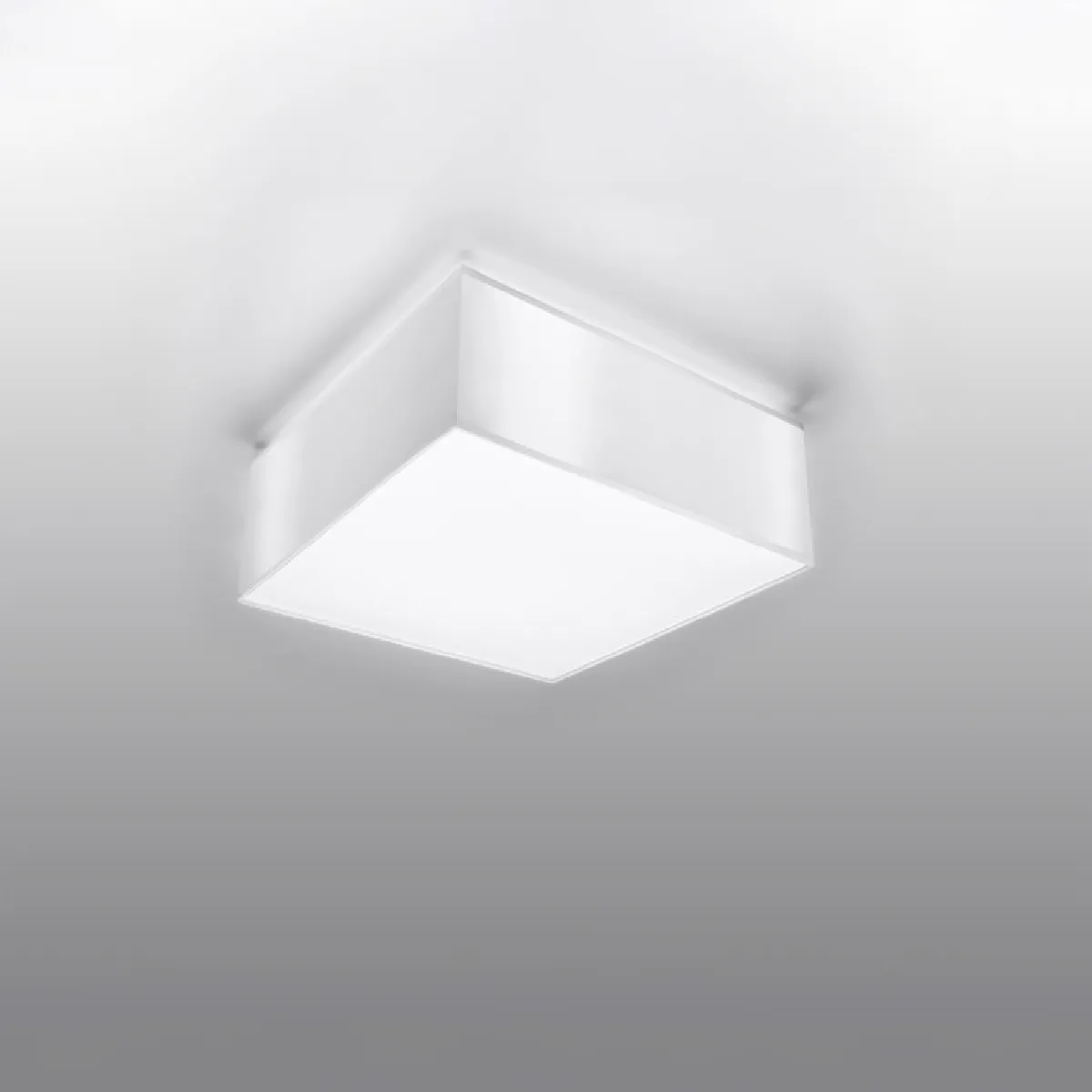 Plafonnier Oriys blanc 11 x 25 x 25( h x l x P en cm )