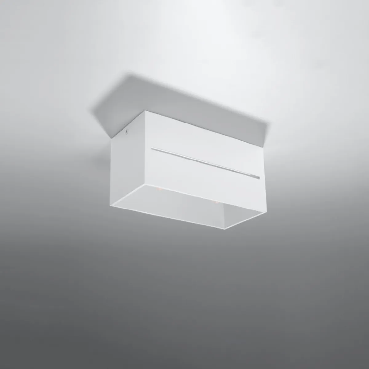 Plafonnier Zenaala 2 blanc 10 x 20 x 10( h x l x P en cm )