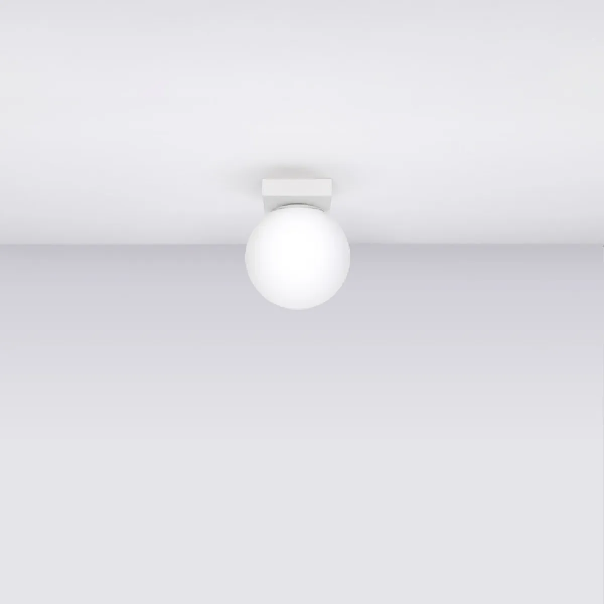 Plafonnier Velaeon 1 blanc 14.5 x 12 x 12( h x l x P en cm )