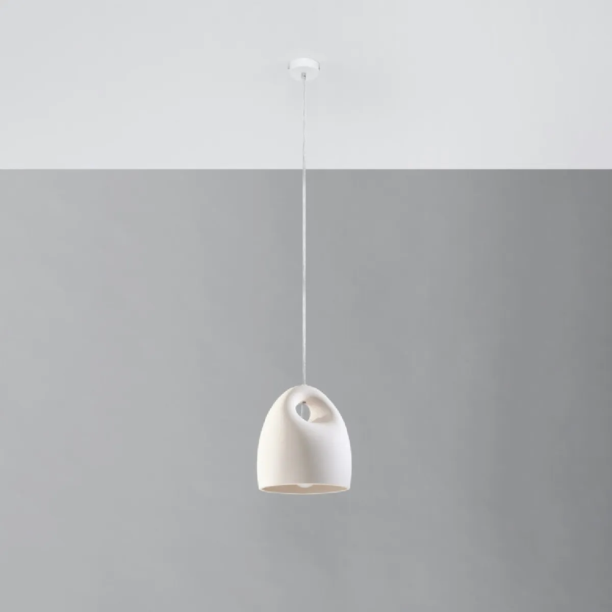 Lampe pendante en céramique Calela 126 x 25 x 25( h x l x P en cm )