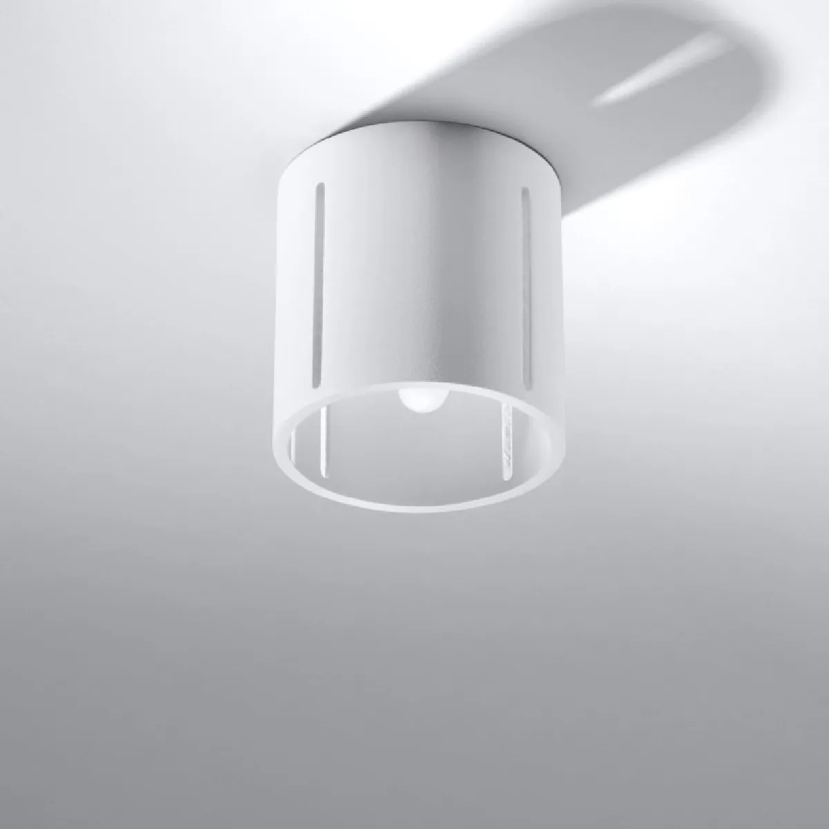 Plafonnier Lumyor blanc 10 x 10 x 10( h x l x P en cm )