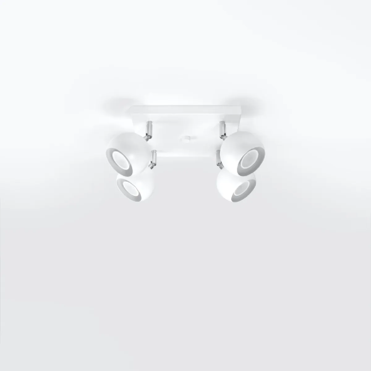Plafonnier Veraiar 4 blanc 16 x 25 x 25( h x l x P en cm )