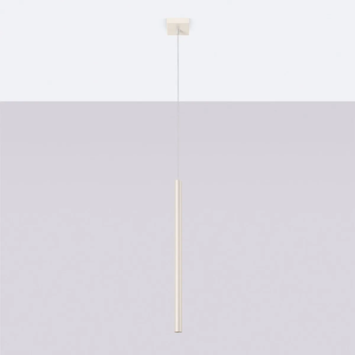 Lampe suspendue Noraaeen 1 beige 114 x 8 x 8( h x l x P en cm )